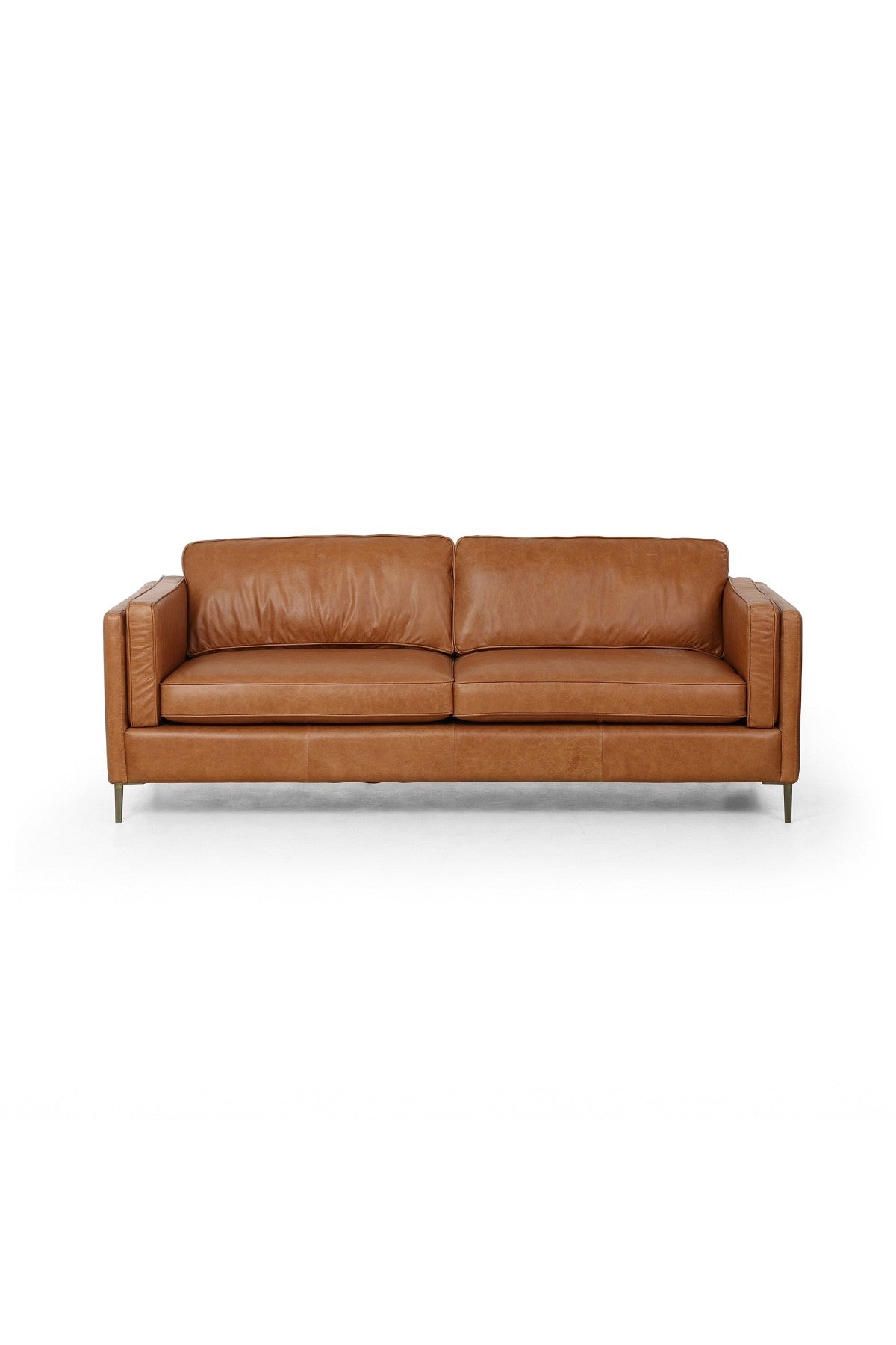 Emily Leather Sofa - 2 Colors
