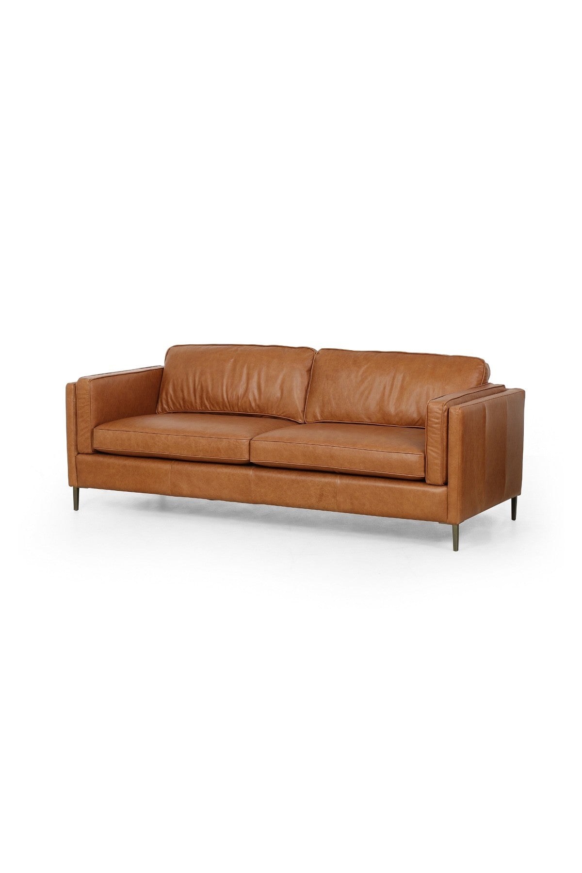 Emily Leather Sofa - 2 Colors