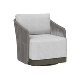 Allariz Swivel Armchair - Warm Grey