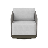Allariz Swivel Armchair - Warm Grey