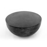 Basil Outdoor Round Coffee Table - Aged Grey - 2 Sizes