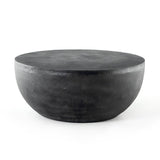 Basil Outdoor Round Coffee Table - Aged Grey - 2 Sizes
