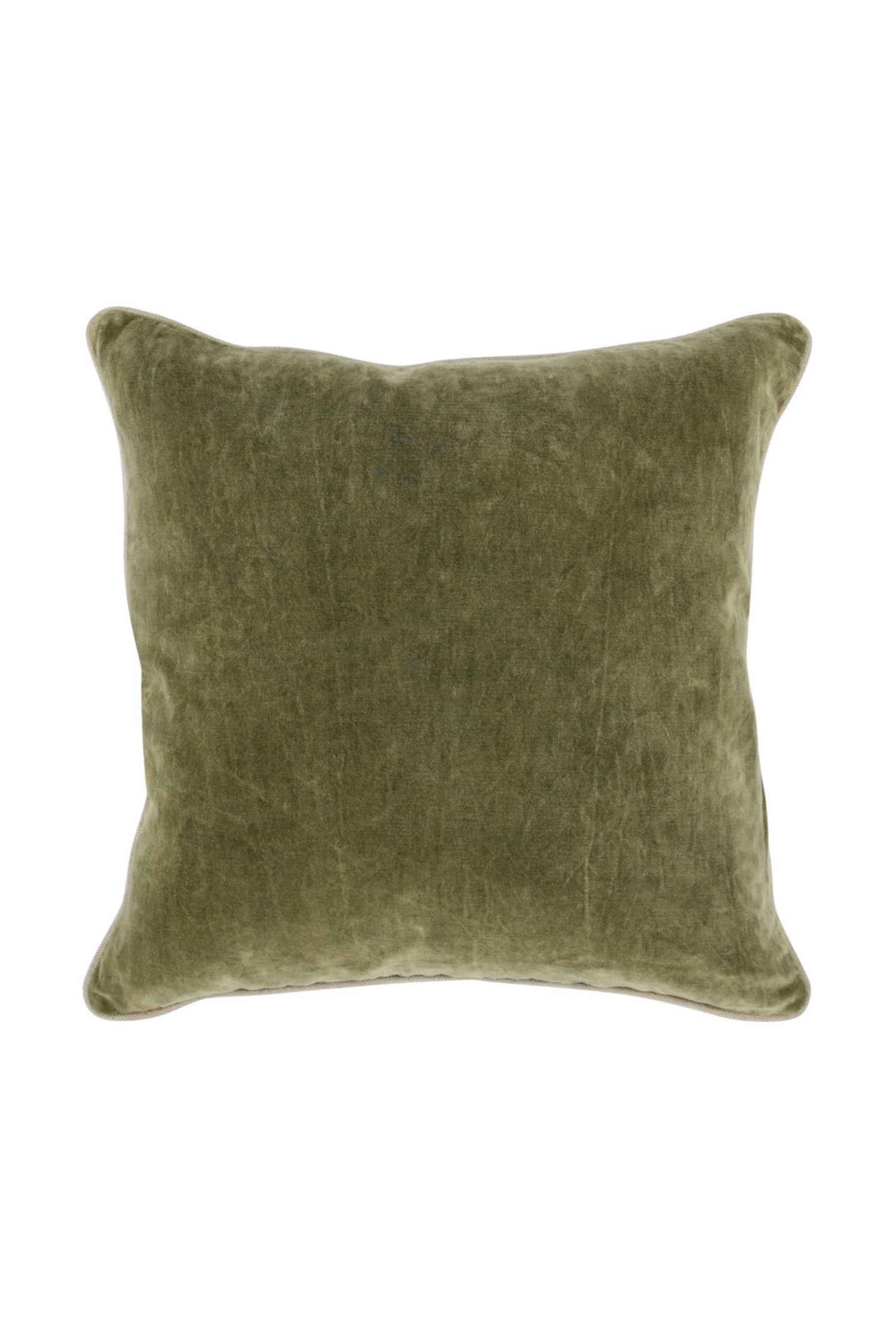 Heirloom Velvet Pillow - Olive - Set of 2