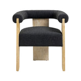 Barrel Boucle Dining Chair - 2 Colors