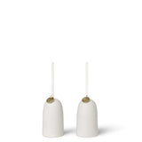 Bell Ceramic Ornaments - Set of 2