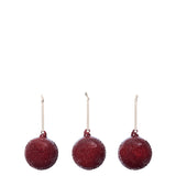 Flurry Glass Baubles - 3 Sizes - Set of 3