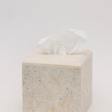 Santana Travertine Tissue Box