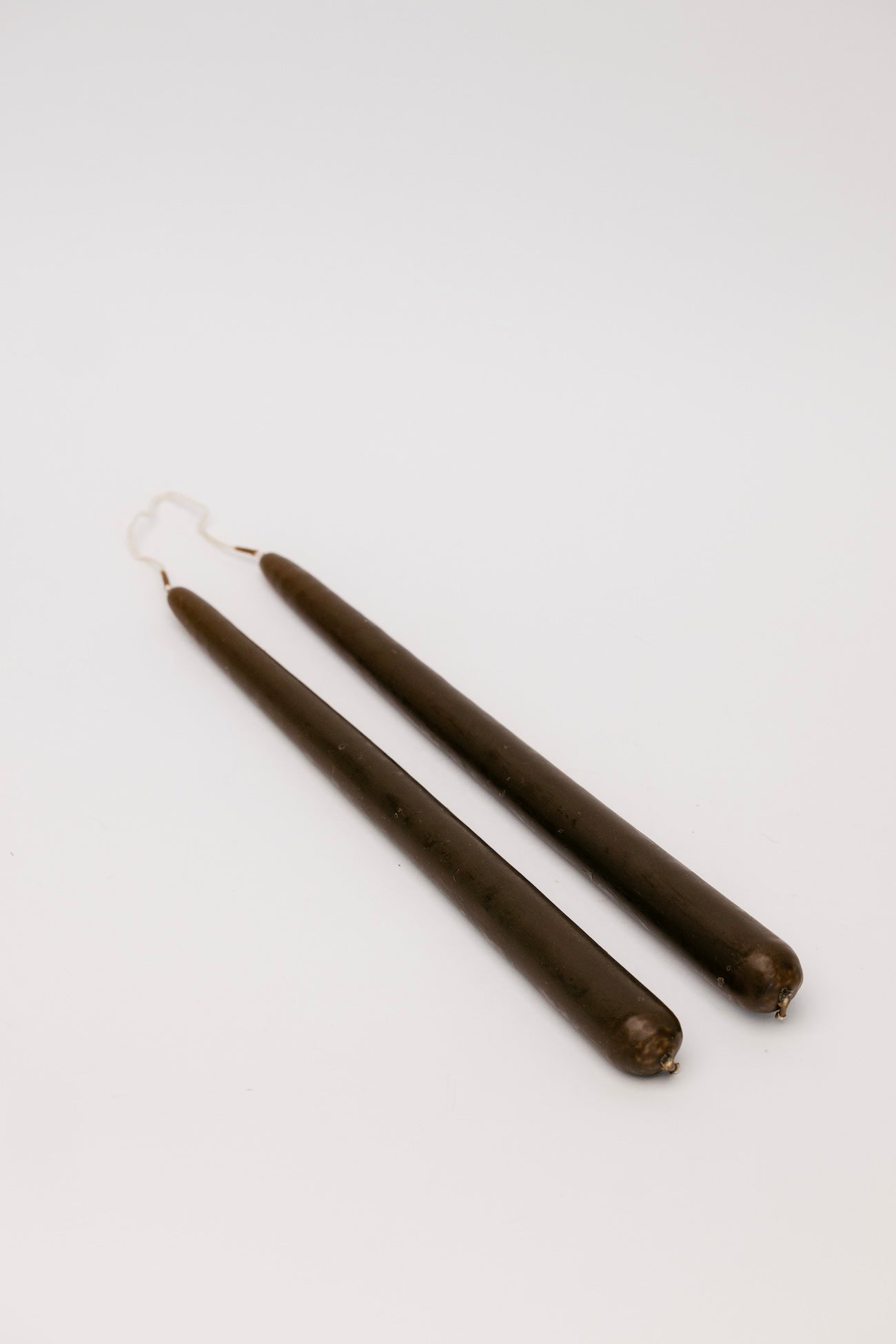 Forrest Taper Candles - Brown - Set of 2