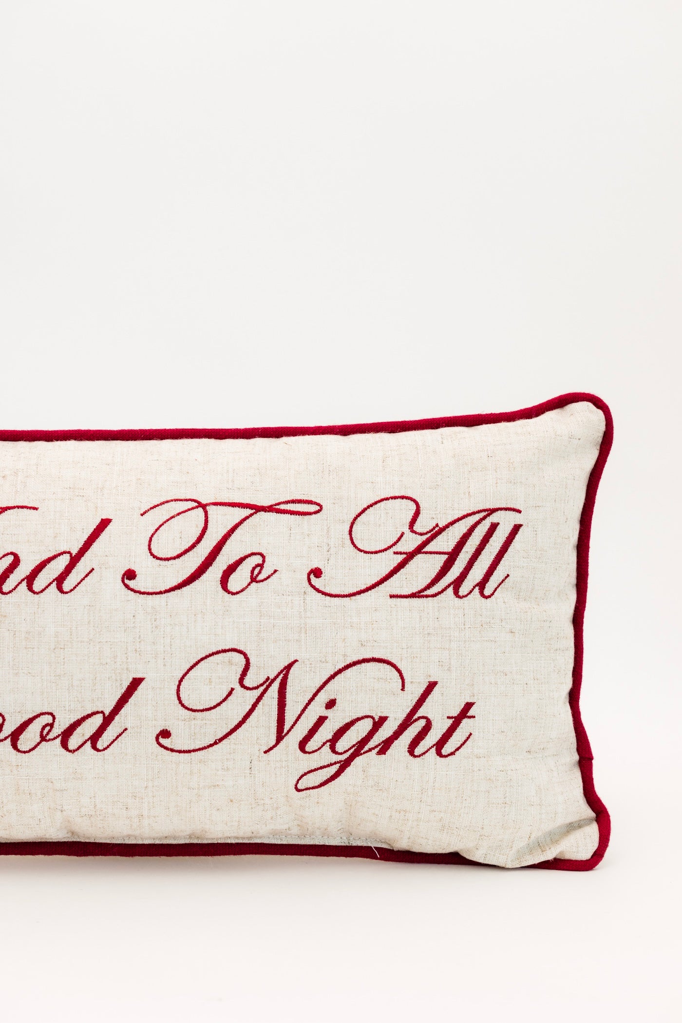 To All A Good Night Pillow