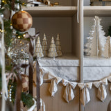 Velvet Bow Garland - Cream