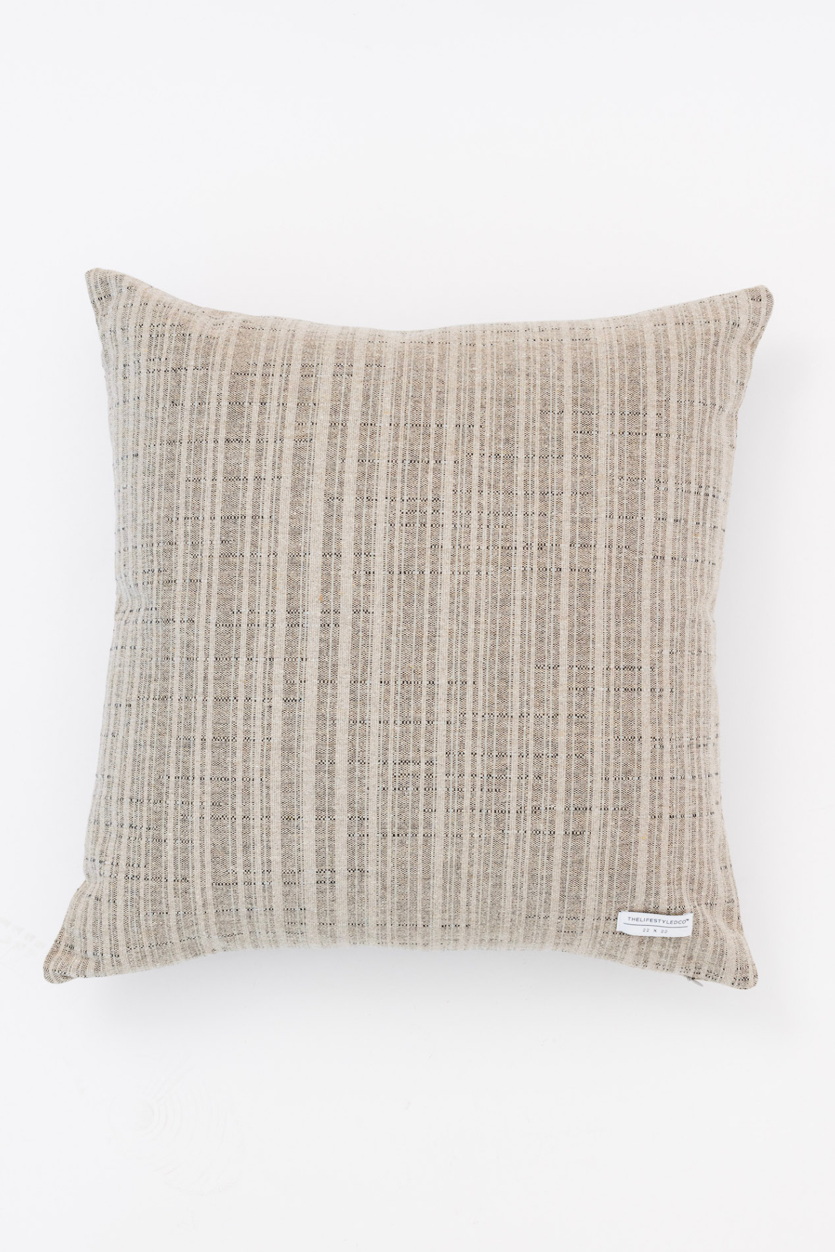 Brenham Stripe Pillow - Stone - 2 Sizes