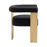 Barrel Boucle Dining Chair - 2 Colors