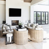 Tucson Woven Outdoor Chair - Vintage White