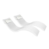 Ledge Lounger Outdoor Escape In-Pool Furniture Bundle