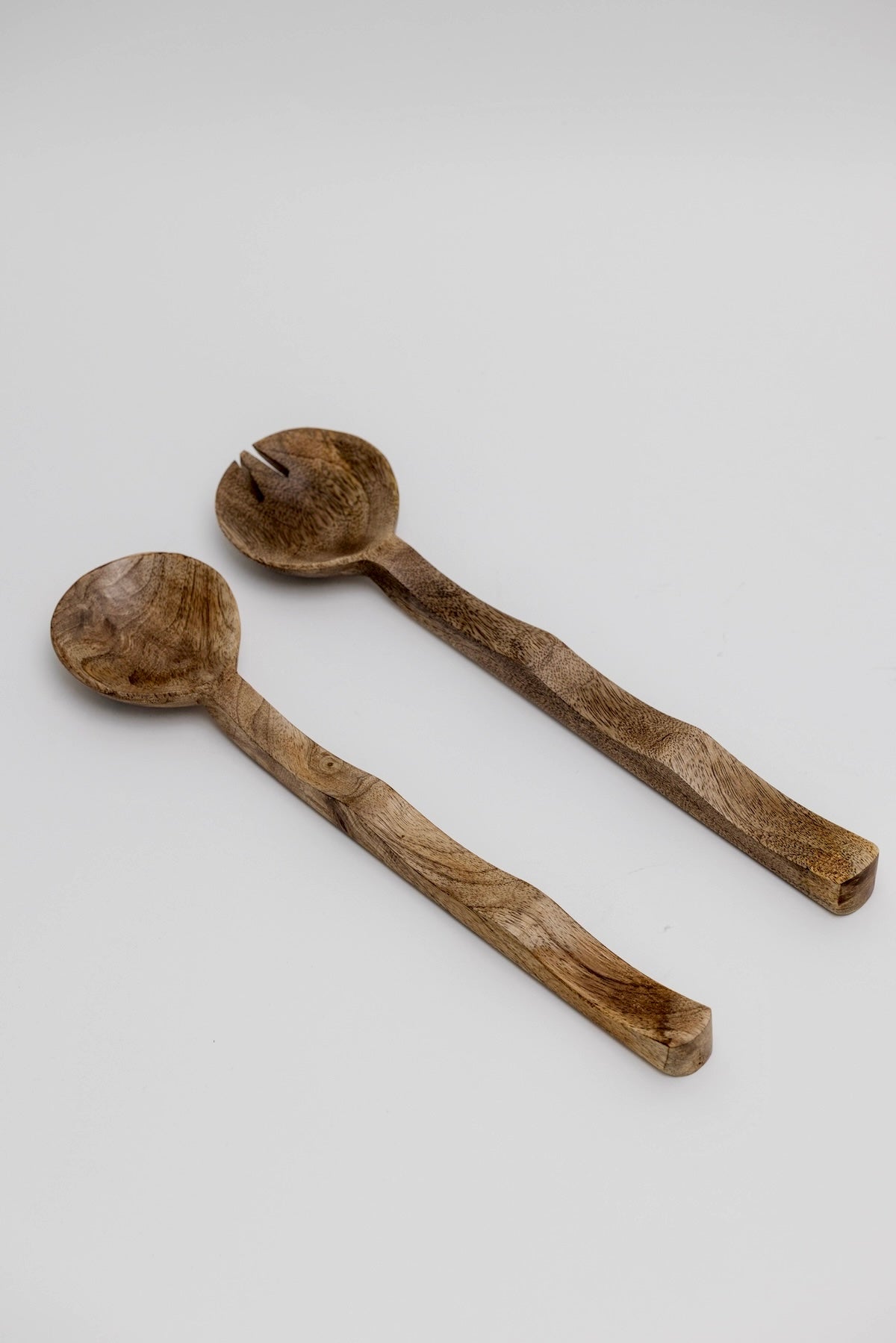 Mango Wood Salad Server Set