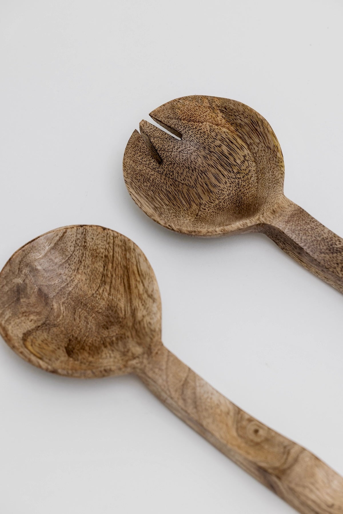 Mango Wood Salad Server Set