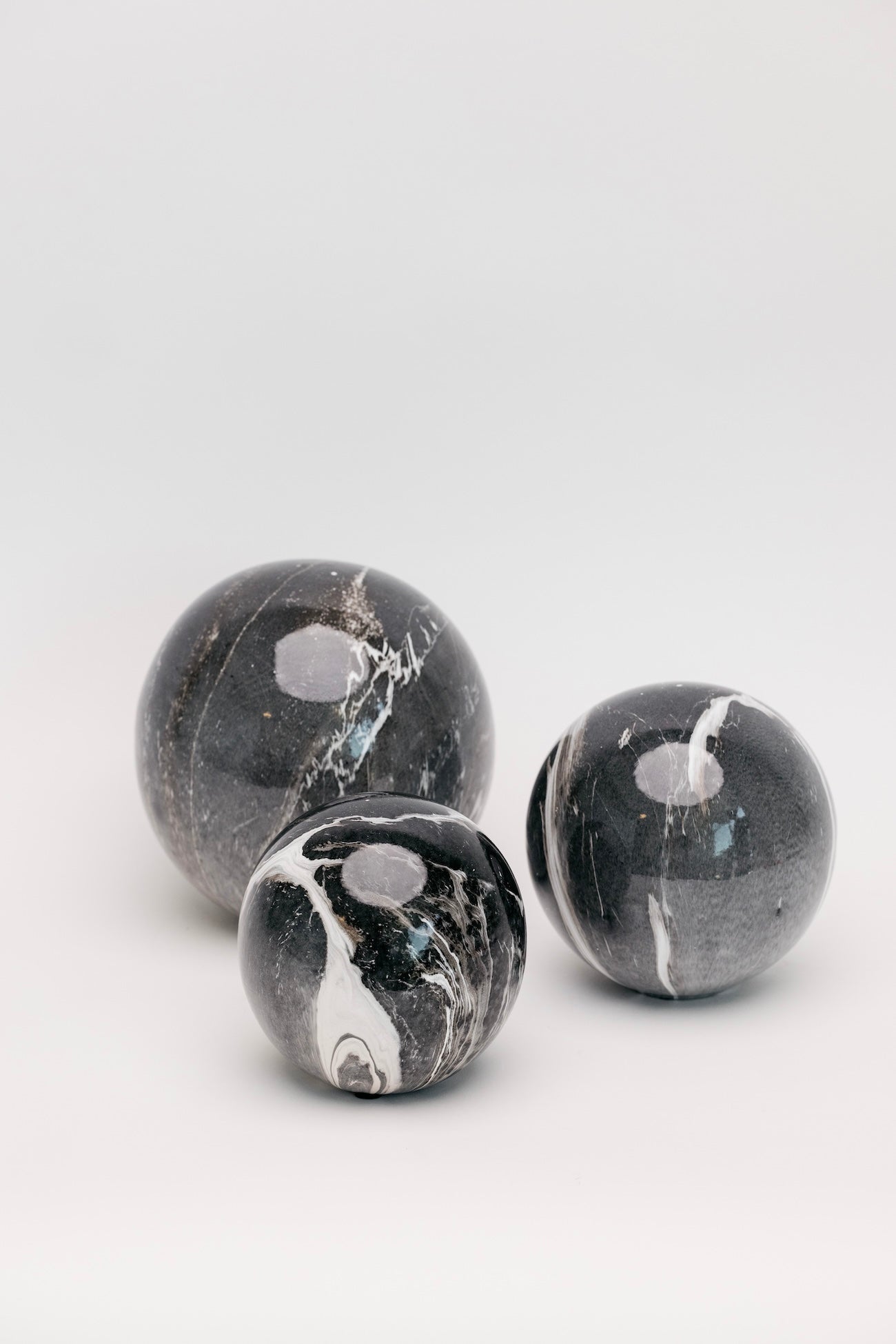 Weldon Marble Orbs - Set of 3