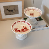 Holiday Pedestal Bowl - 2 Styles