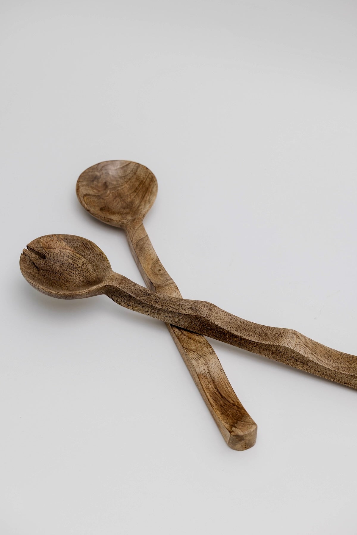 Mango Wood Salad Server Set