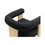 Barrel Boucle Dining Chair - 2 Colors