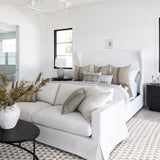 Savannah Slipcover Sofa - White Linen