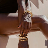 Ember Studded Bracelet - Gold