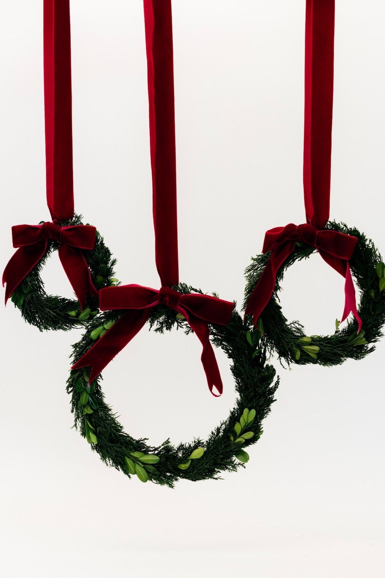 Lior Wreaths w/ Ribbon - Set of 3