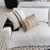 Savannah Slipcover Sofa - White Linen
