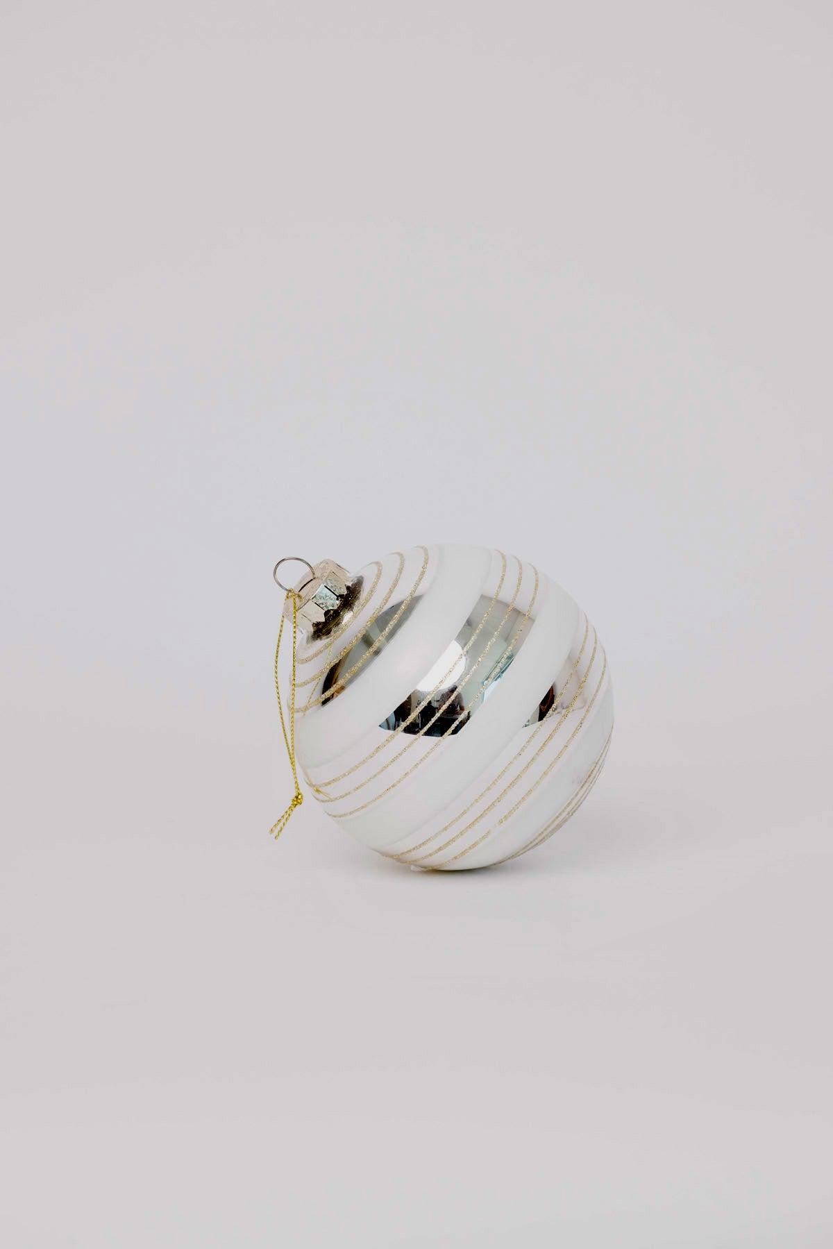 Everything Nice Striped Ornament - Round