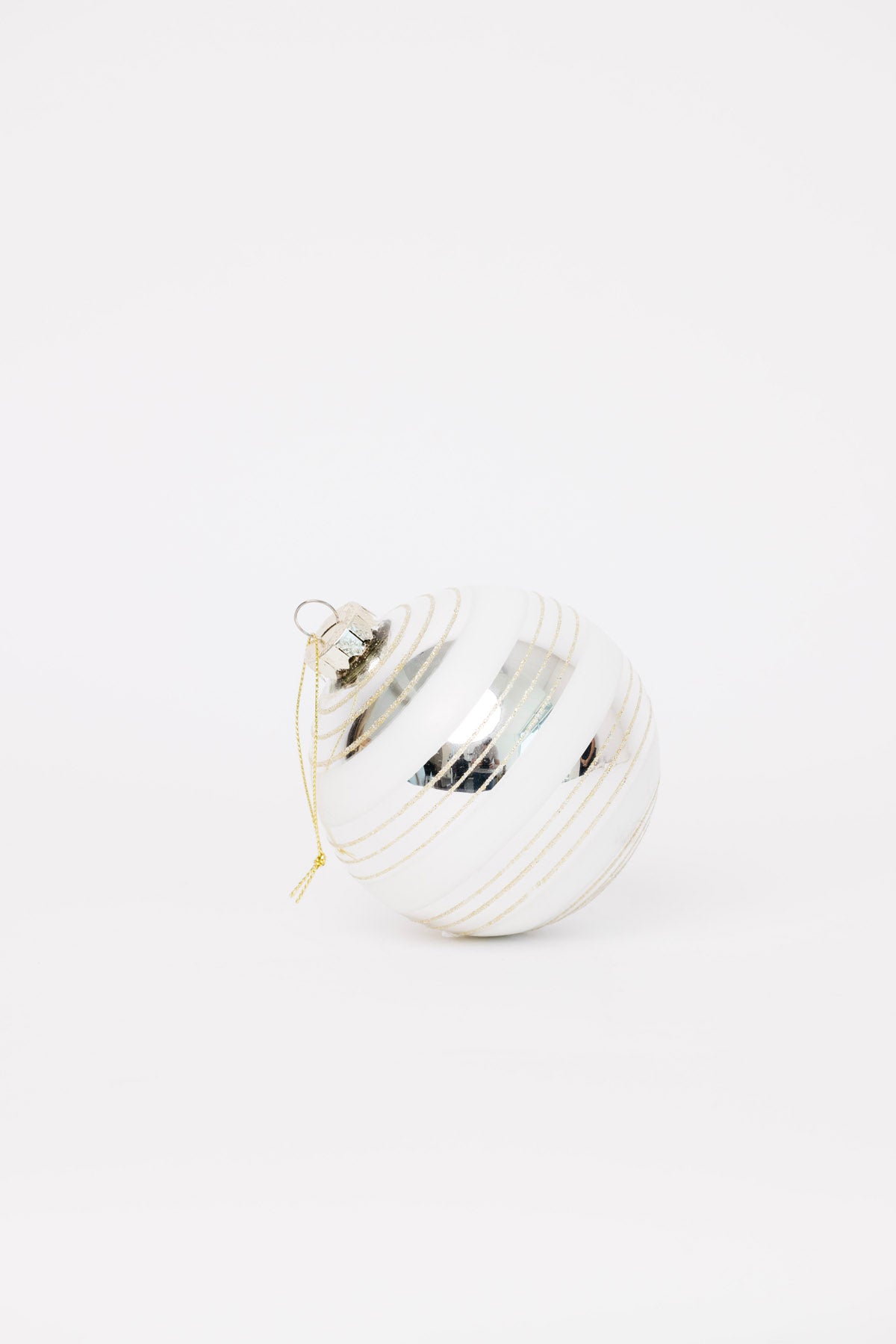 Everything Nice Striped Ornament - Round