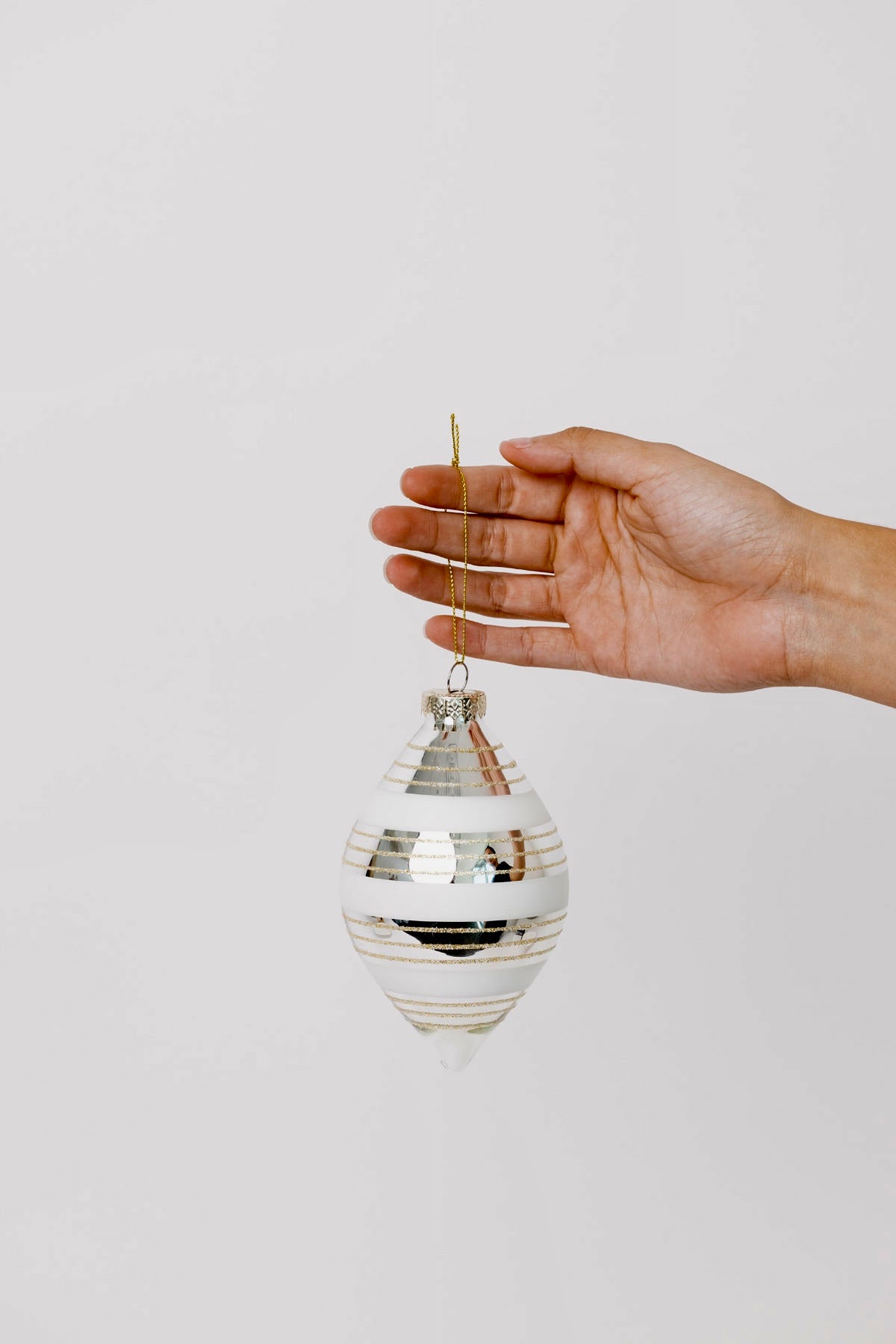 Everything Nice Striped Ornament - Finial