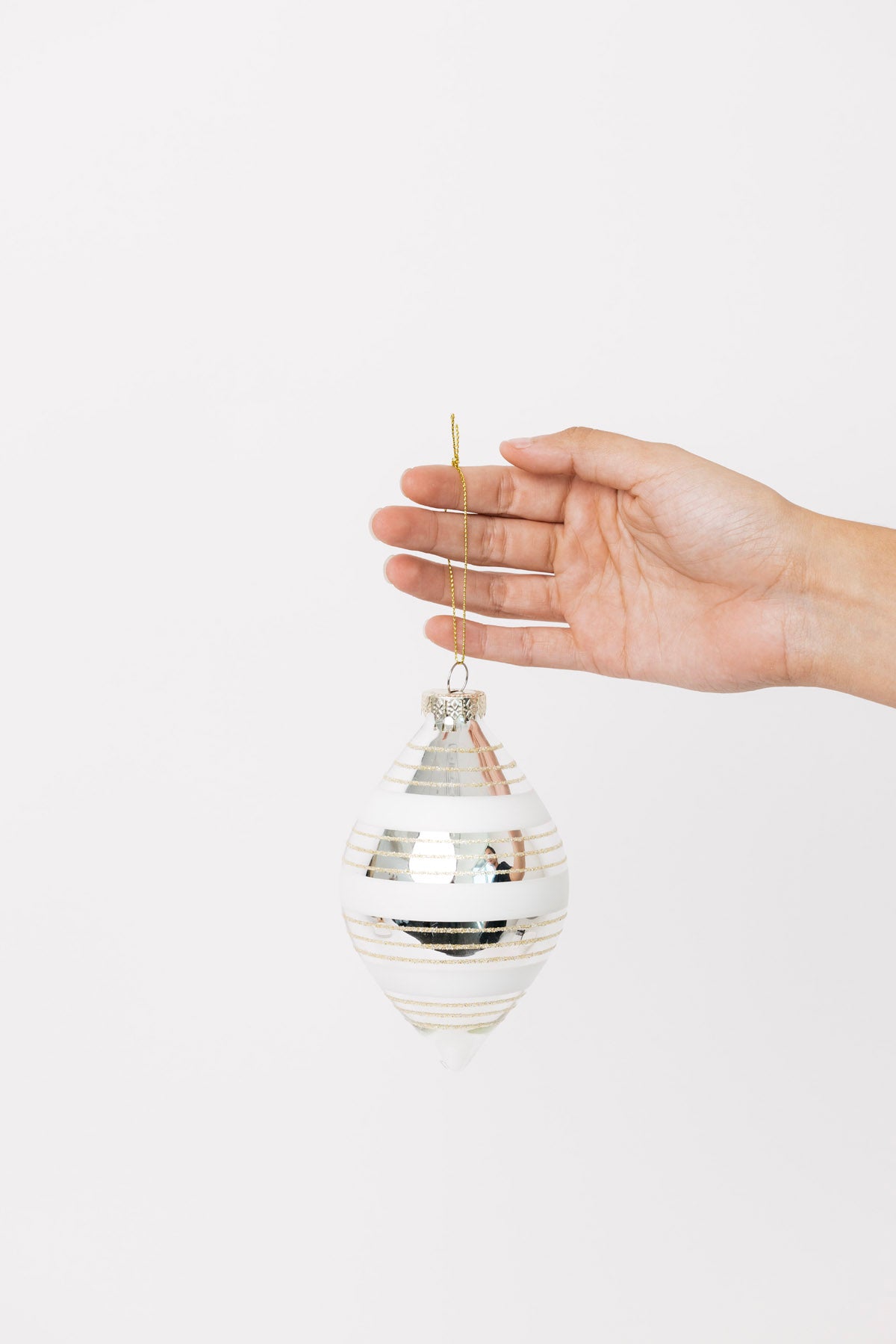 Everything Nice Striped Ornament - Finial