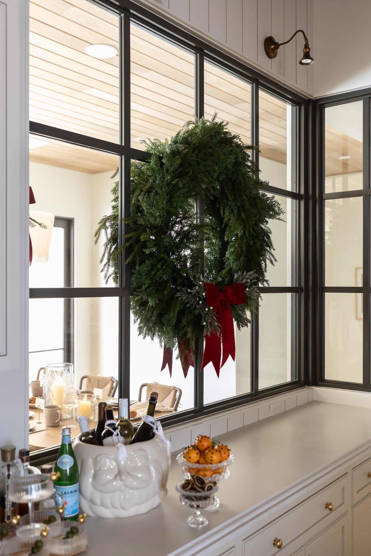 Cedar and Mixed Pine Oversized Wreath - 42