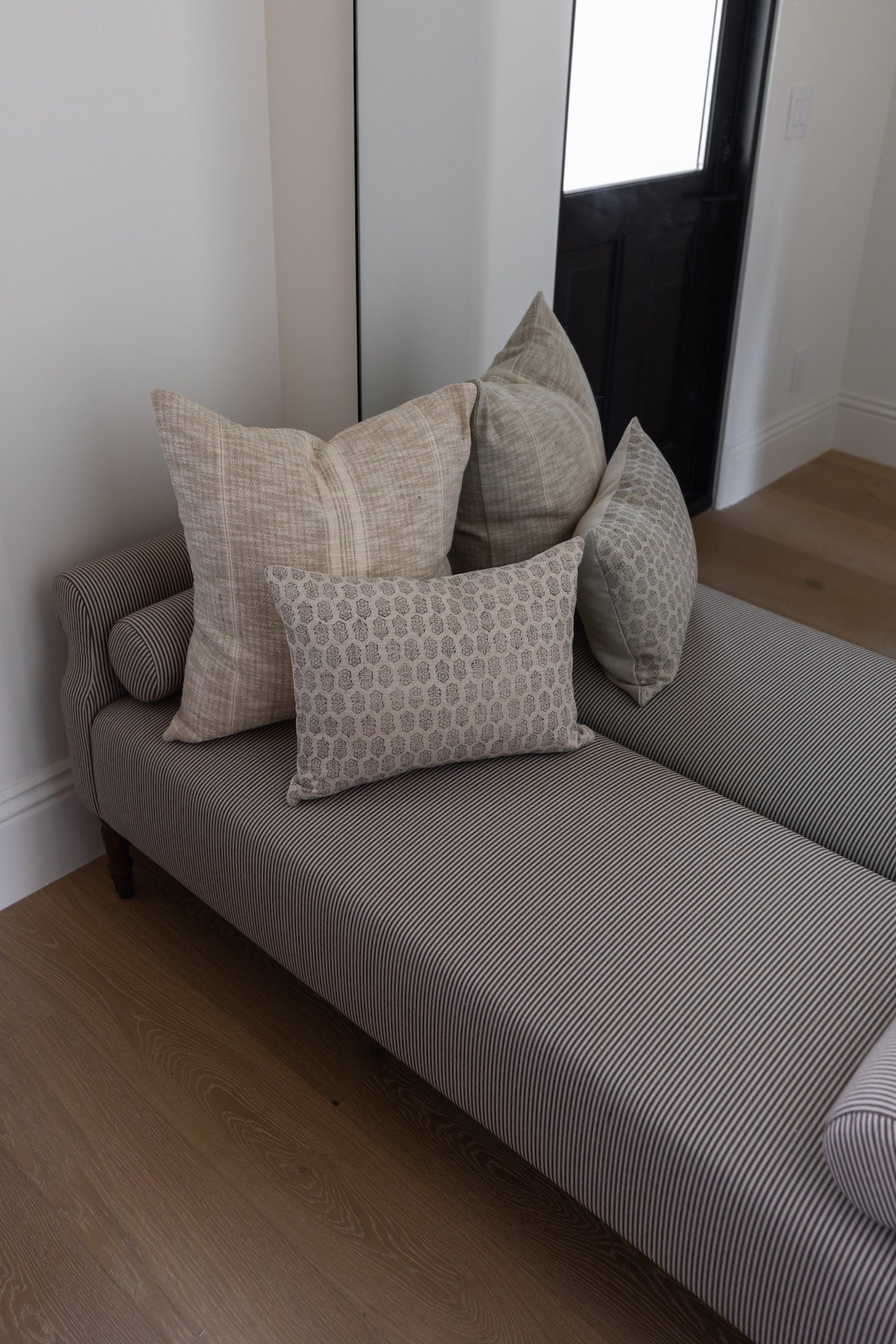 Hemming Striped Pillow - Cream - 22