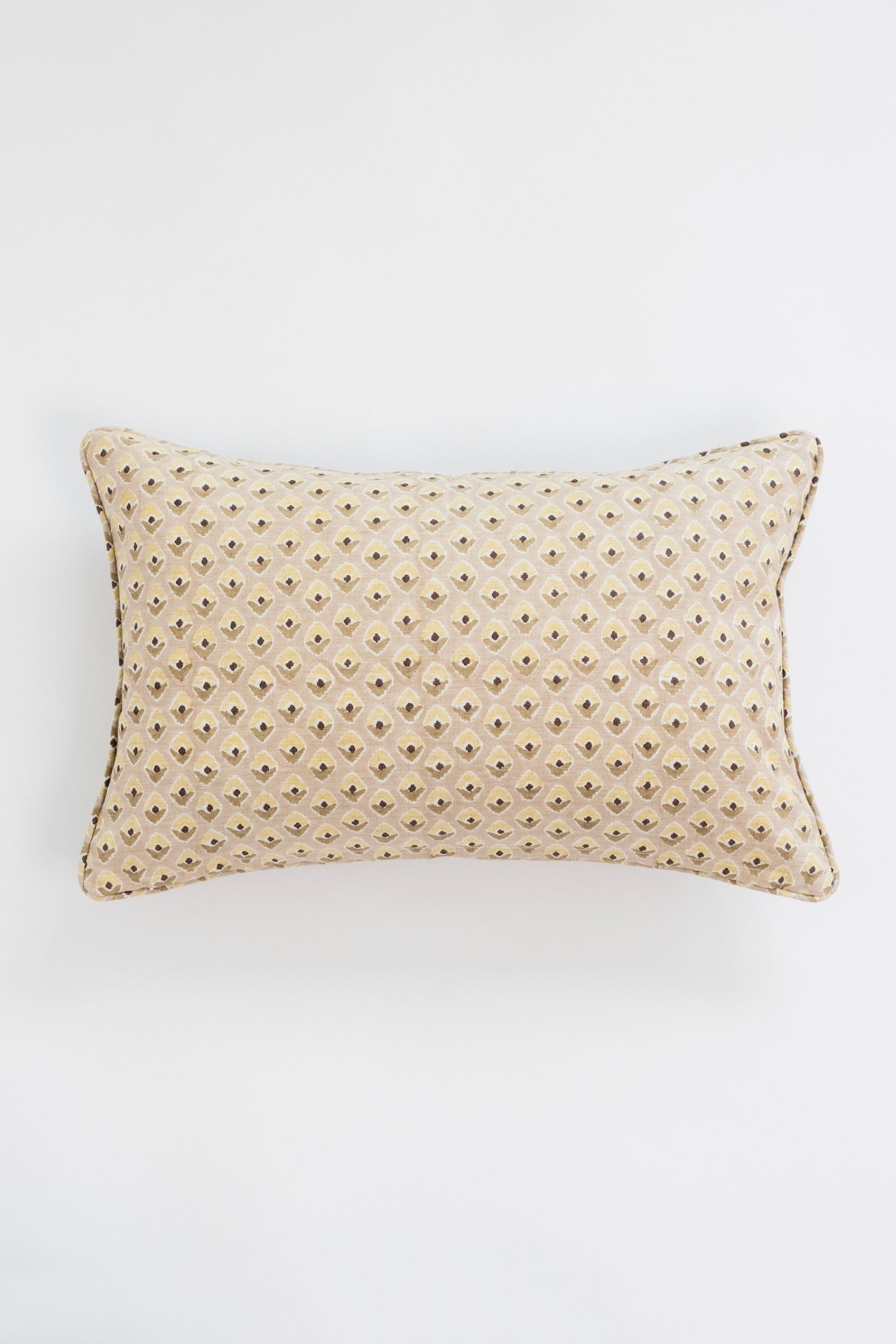 Cormac Linen Lumbar Pillow - Tan