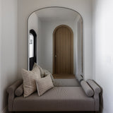 Franco Black Floor Mirror