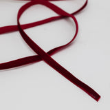 Velvet Ribbon - 20 Yards - Dark Red