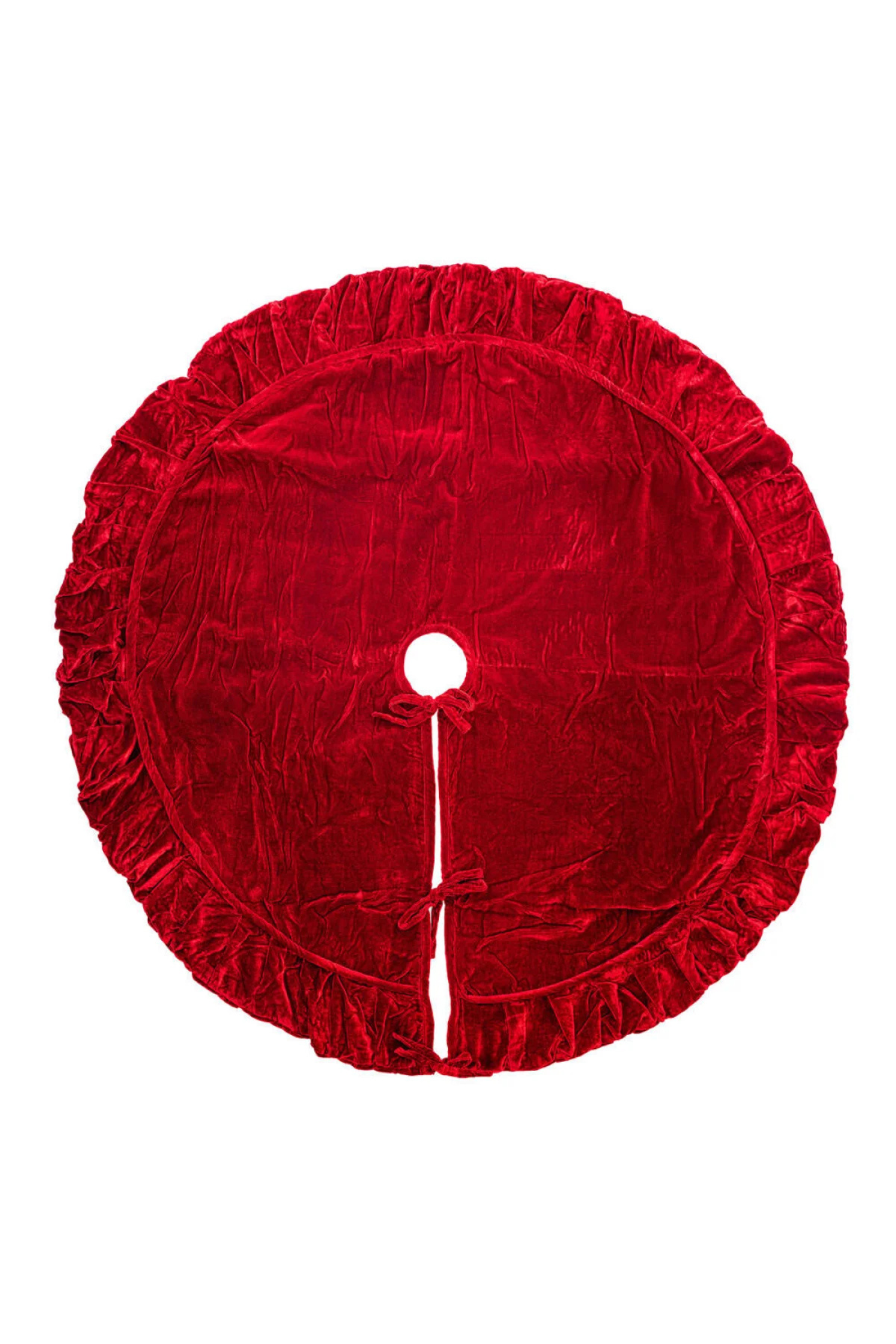 Flurry Tree Skirt - Crimson - 3 Sizes