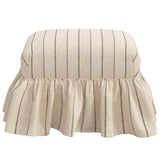 Edith Ruffle Ottoman