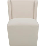 Cormac Rolling Dining Chair - Cream