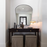 Dyer Skirted Storage Ottoman