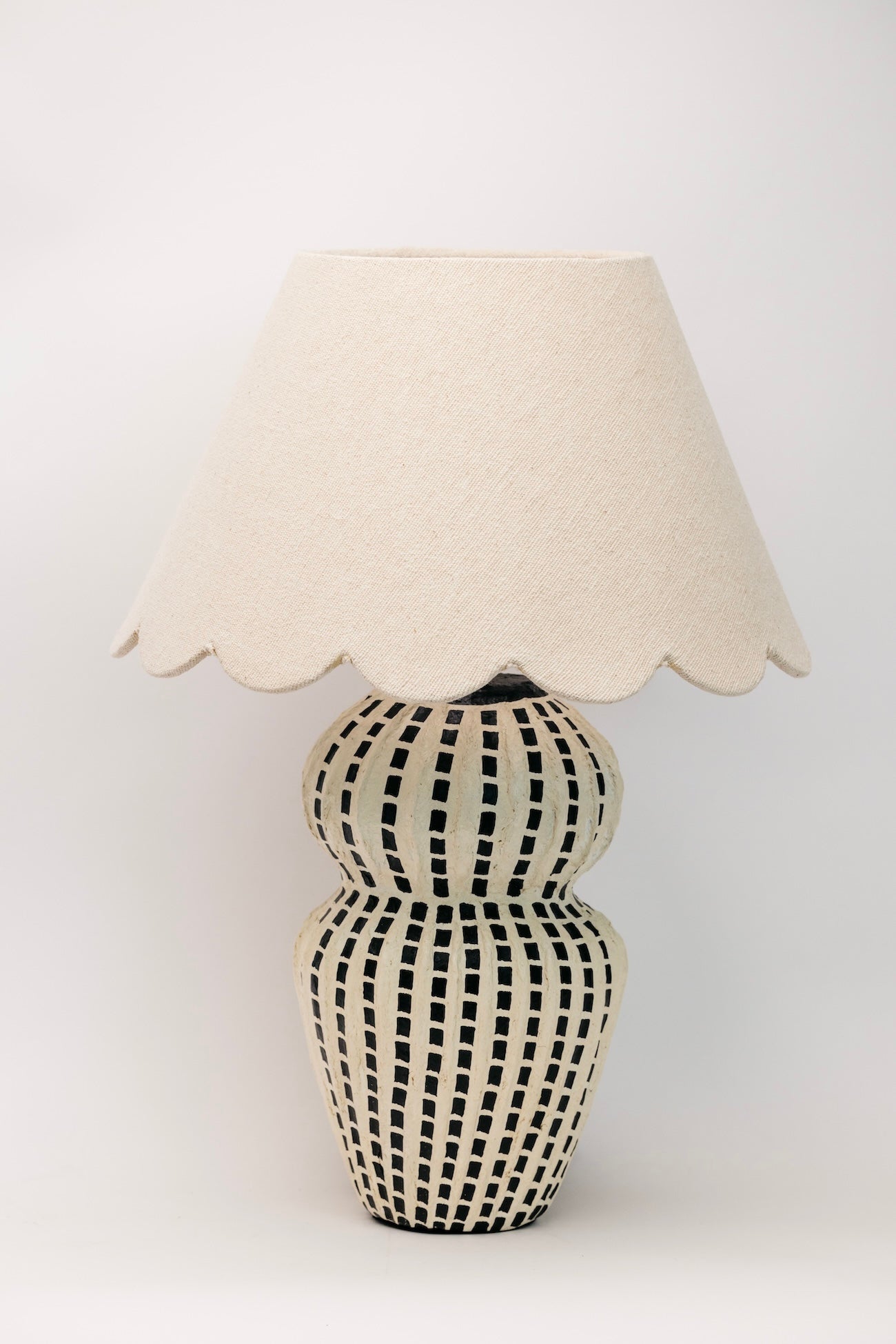 Melinda Paper Mache Lamp