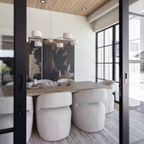 Barrow Rolling Dining Chair - 2 Colors