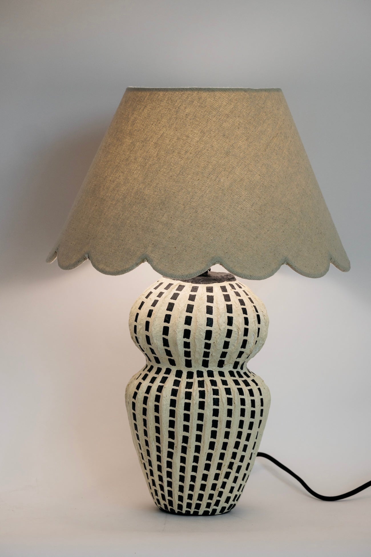 Melinda Paper Mache Lamp