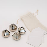 Bell Place Card Holders - Silver - Set of 4