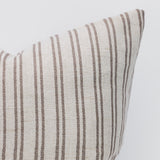 Hexley Striped Pillow - Brown - 18"x18"
