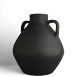 Black Rustic Terracotta Vase