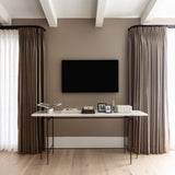 Juliette Linen Decorative Book - Brown