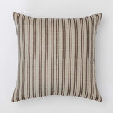 Hexley Striped Pillow - Brown - 18"x18"