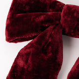 Winslet Oversized Bow - Dark Red - 2 Sizes